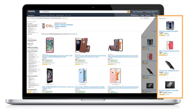 Amazon vs eBay Sponsored Products 